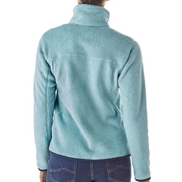 Patagonia Women's Small Blue ReSnap Snap T Fleece Long Sleeve Pocketed Pullover - Picture 5 of 5